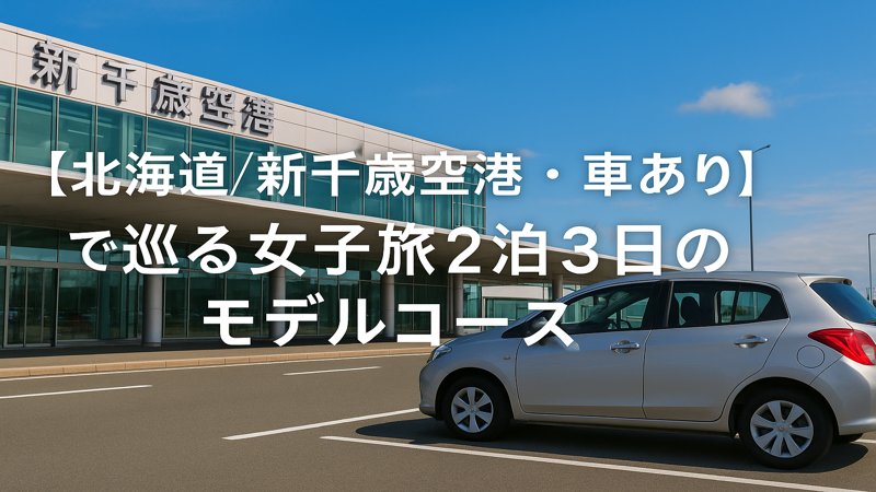 【北海道_新千歳空港発・車あり】で巡る女子旅2泊3日のモデルコース