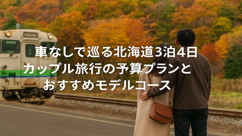 車なしで巡る北海道3泊4日カップル旅行の予算プランとおすすめモデルコース